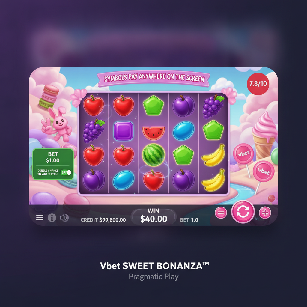 Vbet Sweet Bonanza